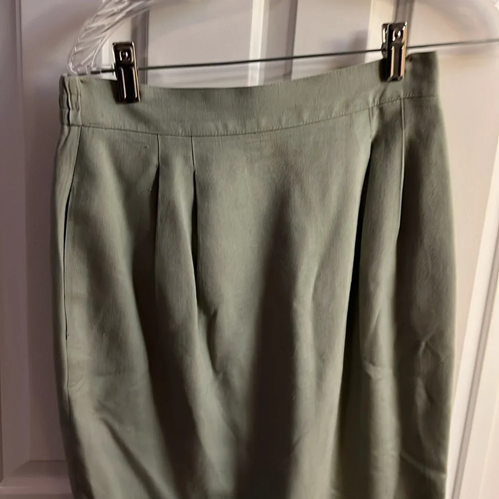 Vintage Talbots Classic Seafoam Green Blazer and Skirt - Picture 4 of 4